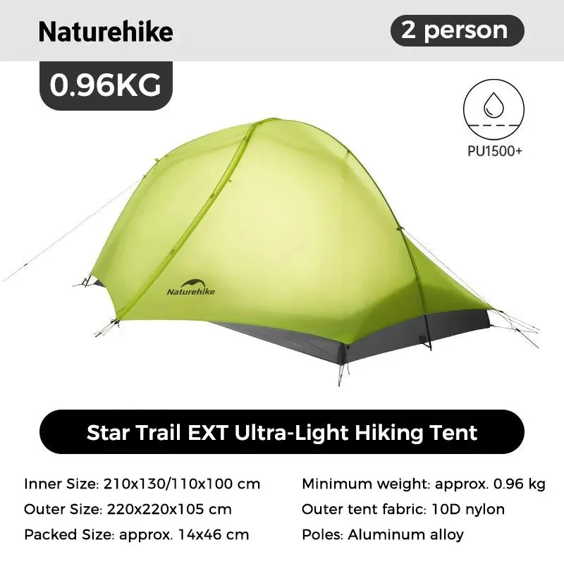 Naturehike Star Trail Ext Hiking Tent Ultralight Outdoor Shelter