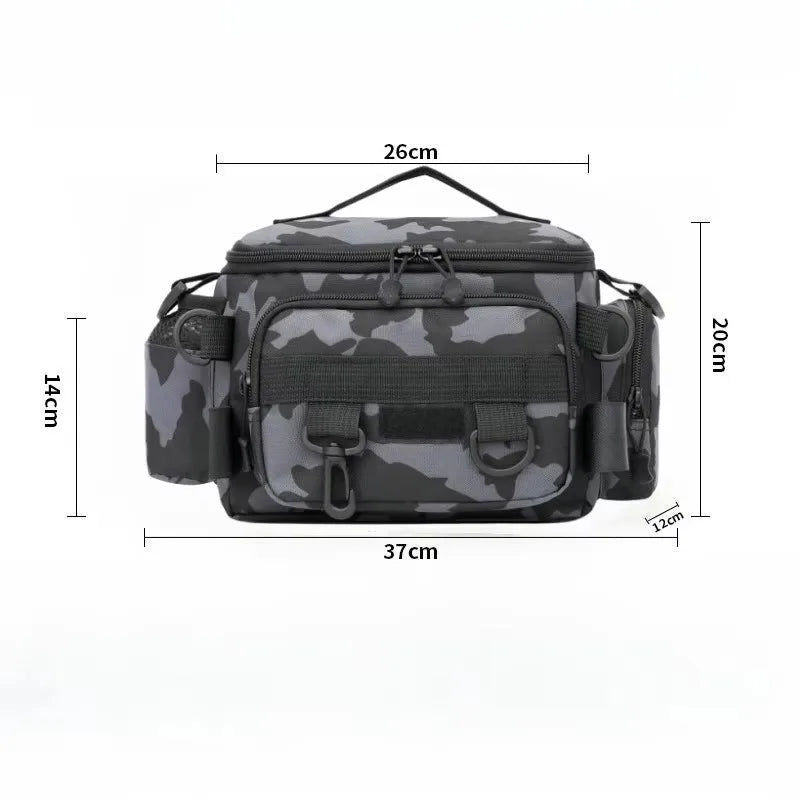 Multifunctional Fishing Backpack With Rod Storage For Outdoor Sports
