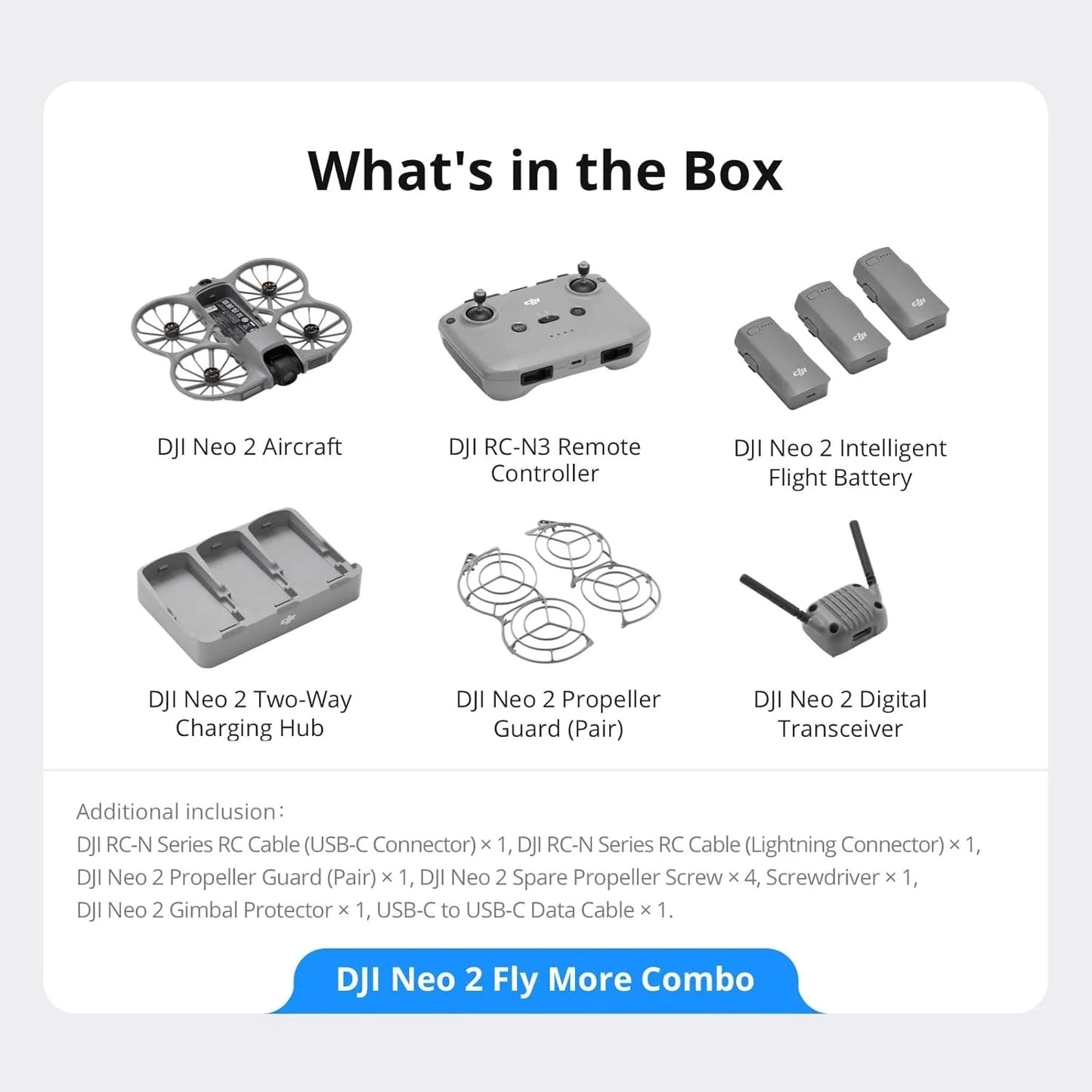 DJI Neo 2 Fly More Combo 4K UltraCameraPro RemoteControl N3