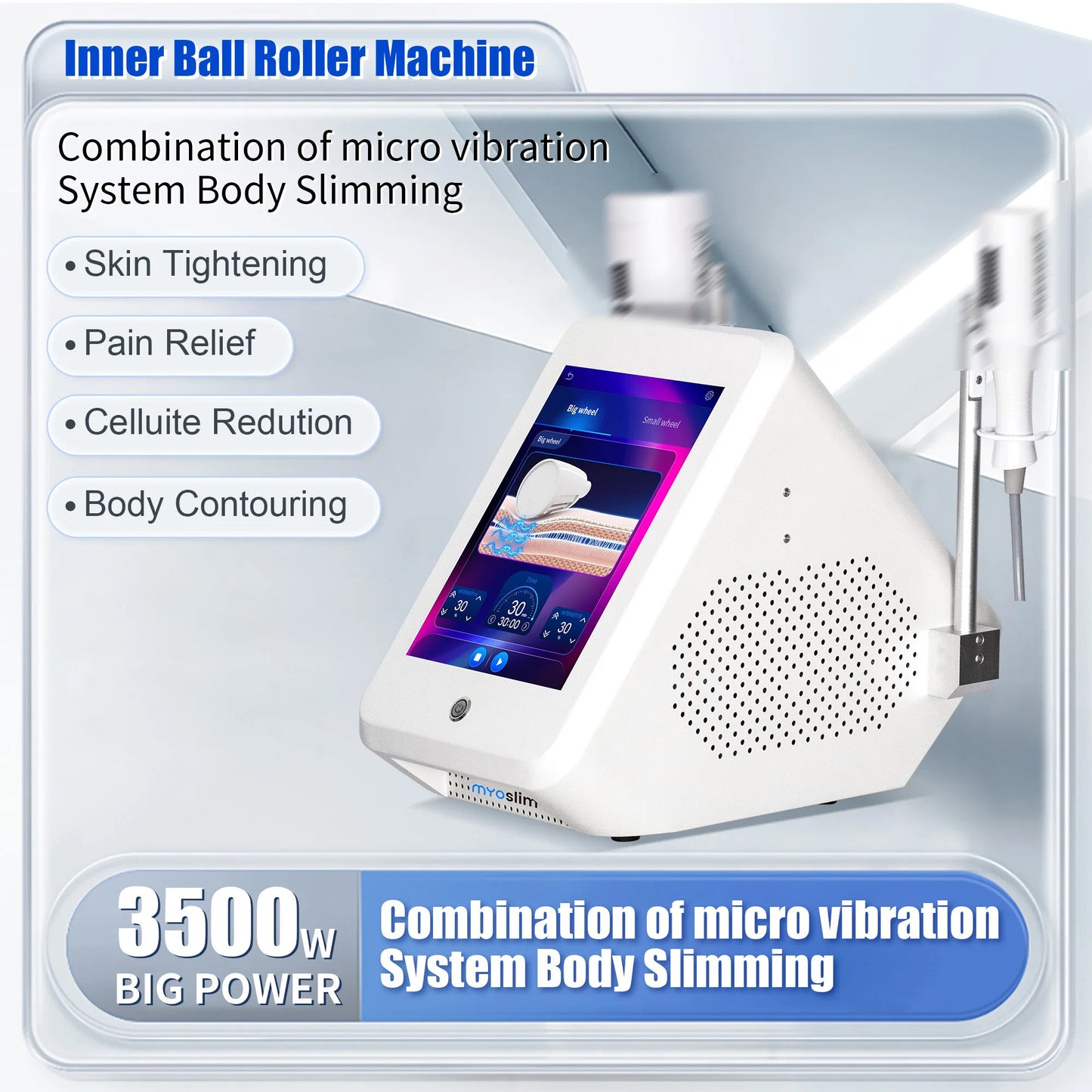 MYOSLIM Infrared Vacuum Massage Roller For Body Contouring