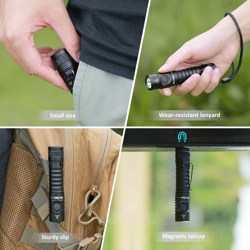 Wurkkos FC11C USB-C Rechargeable 18650 EDC Flashlight IP68