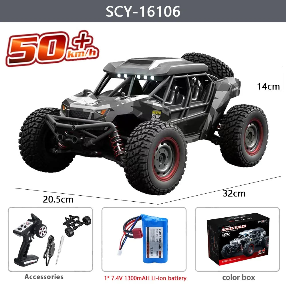WLtoys 50 KMH 4WD RC Car High Velocity Monster Truck