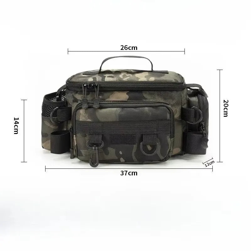 Multifunctional Fishing Backpack With Rod Storage For Outdoor Sports