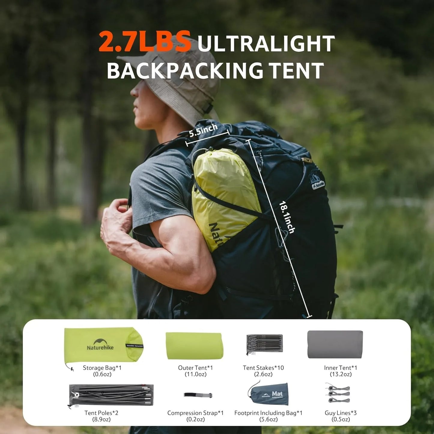 Naturehike Star Trail Ext Hiking Tent Ultralight Outdoor Shelter