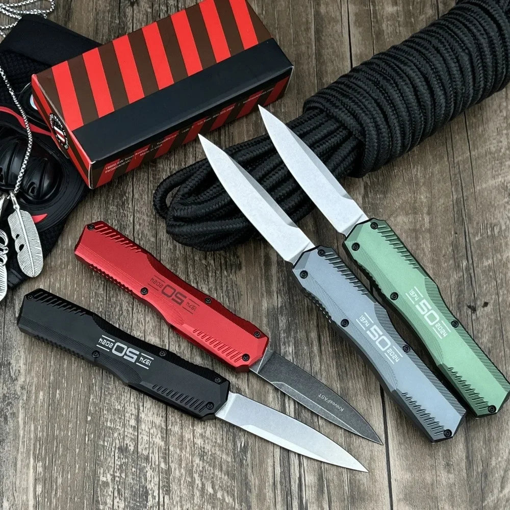 DIY Supplies KS 9000 Folding Pocket Knife D2 Steel Blade Aluminum Handle