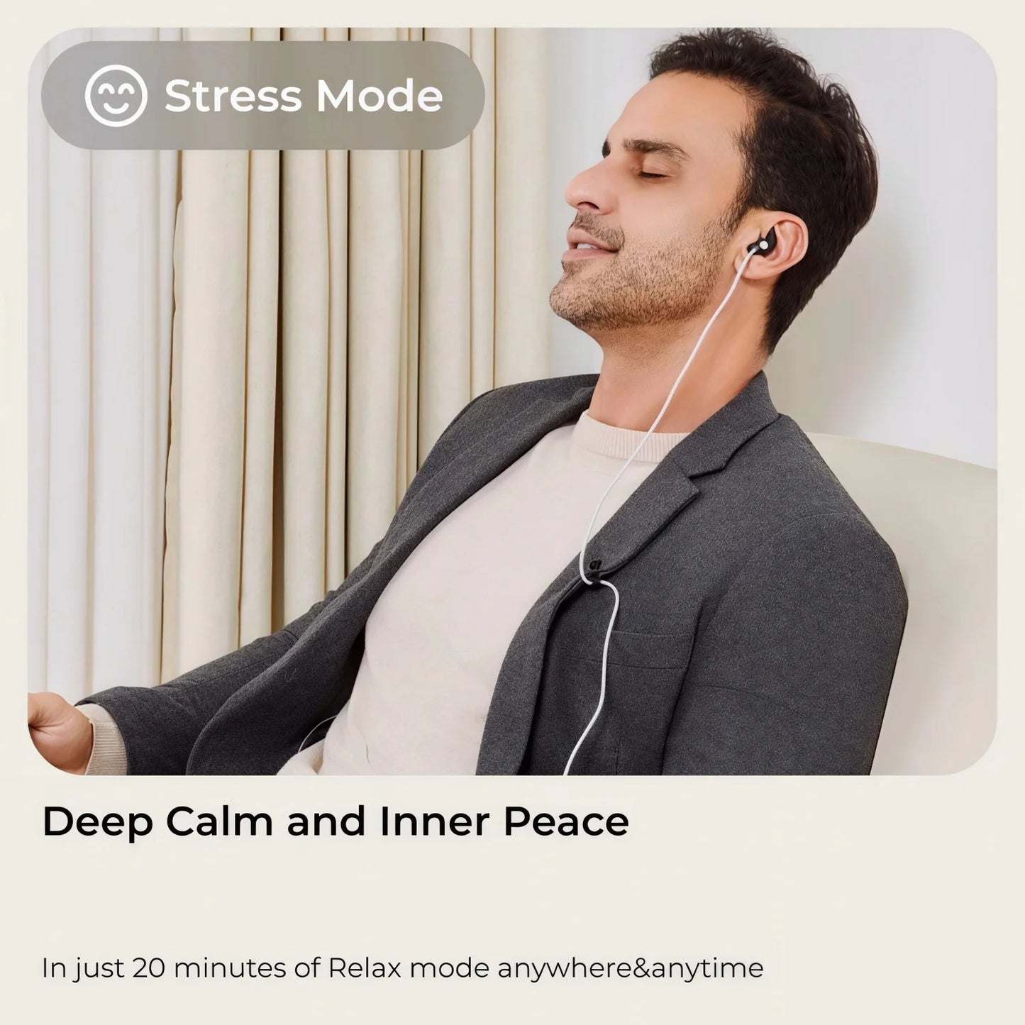 Zenowell Vita Ear Worn Vagus Nerve Stimulator Wellness Device