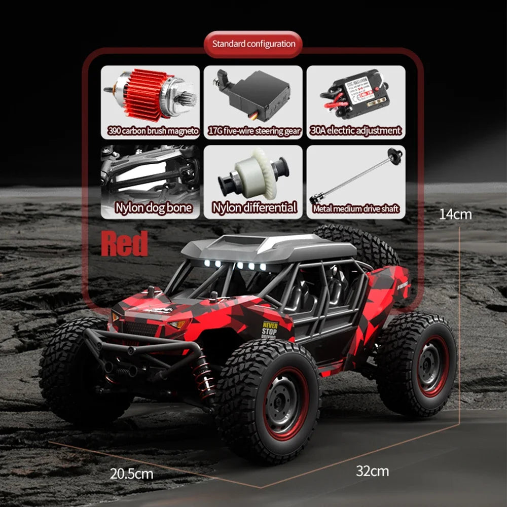 WLtoys 50 KMH 4WD RC Car High Velocity Monster Truck