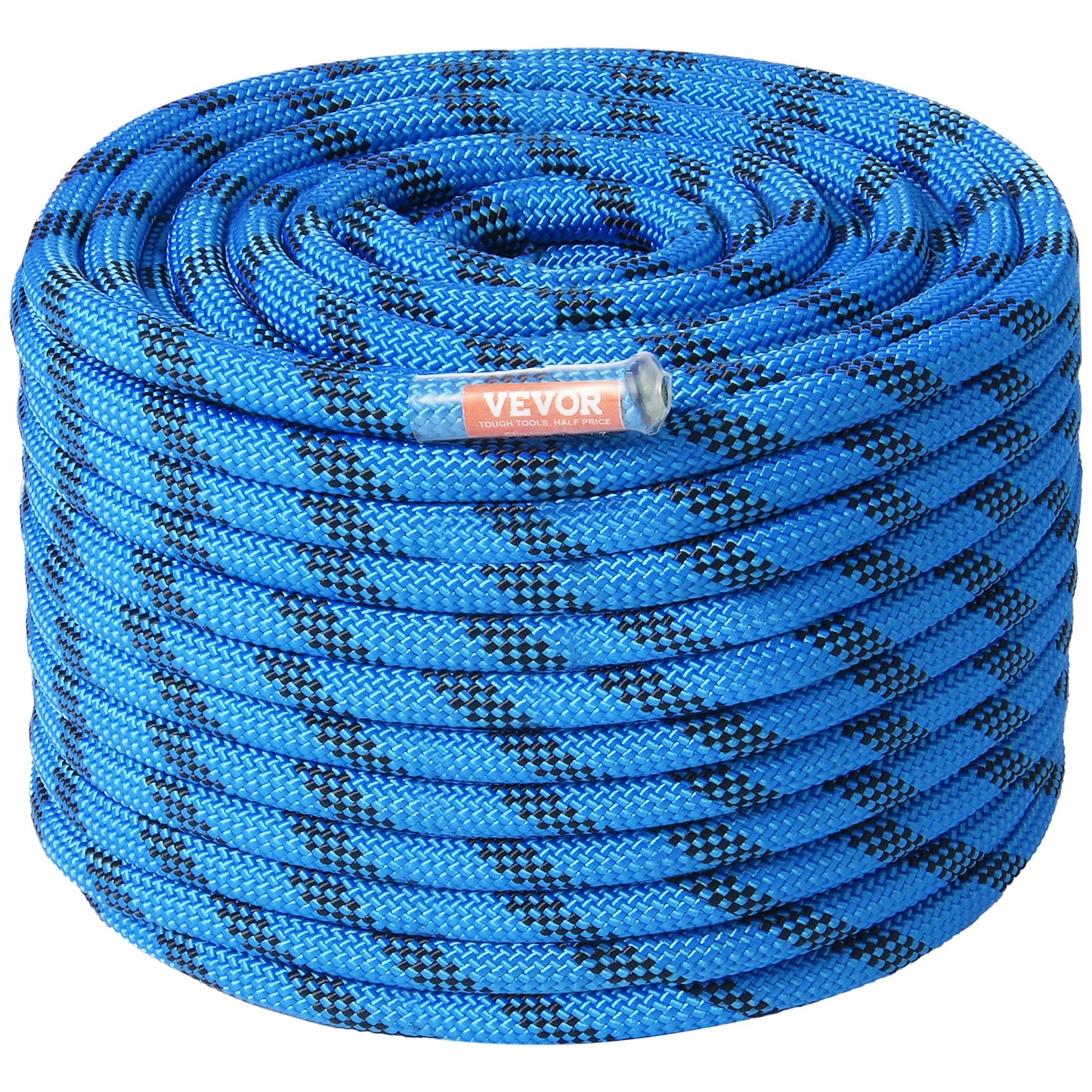 VEVOR Static Climbing Rope 32 Kilonewtons Breaking Strength Outdoor Use