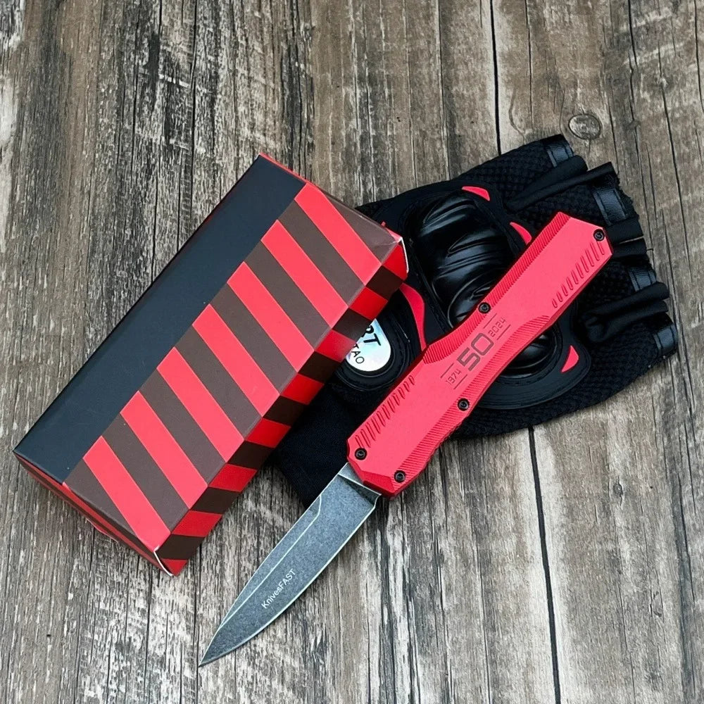 DIY Supplies KS 9000 Folding Pocket Knife D2 Steel Blade Aluminum Handle