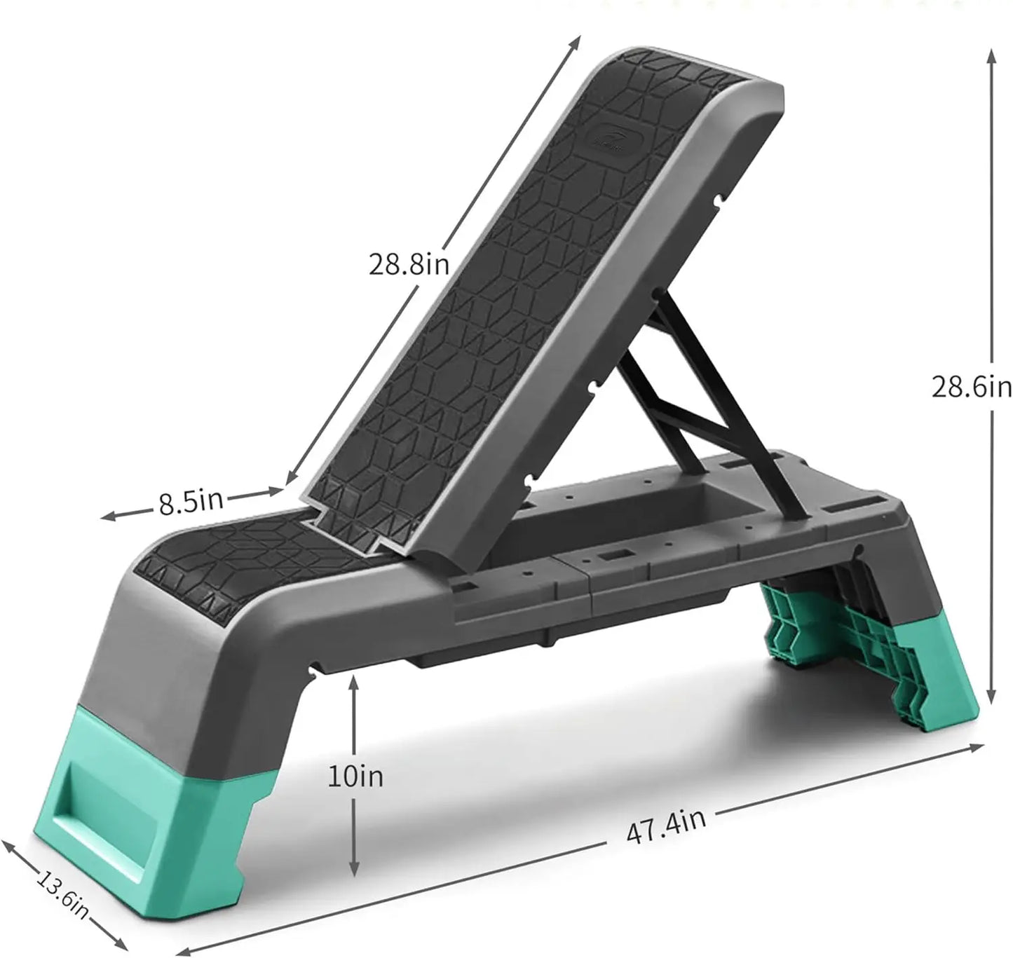 Multifunctional Aerobic Deck Cord Workout Platform Adjustable Dumbbell Bench