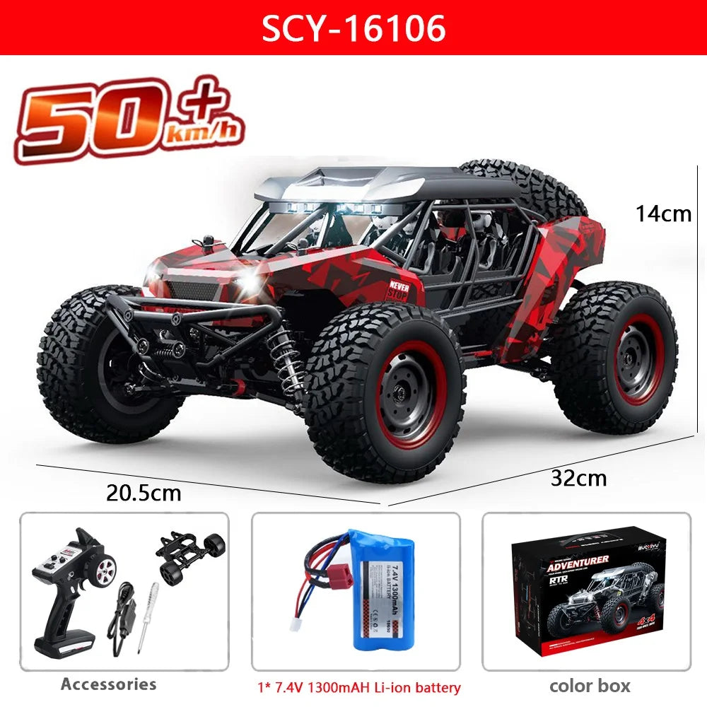 WLtoys 50 KMH 4WD RC Car High Velocity Monster Truck