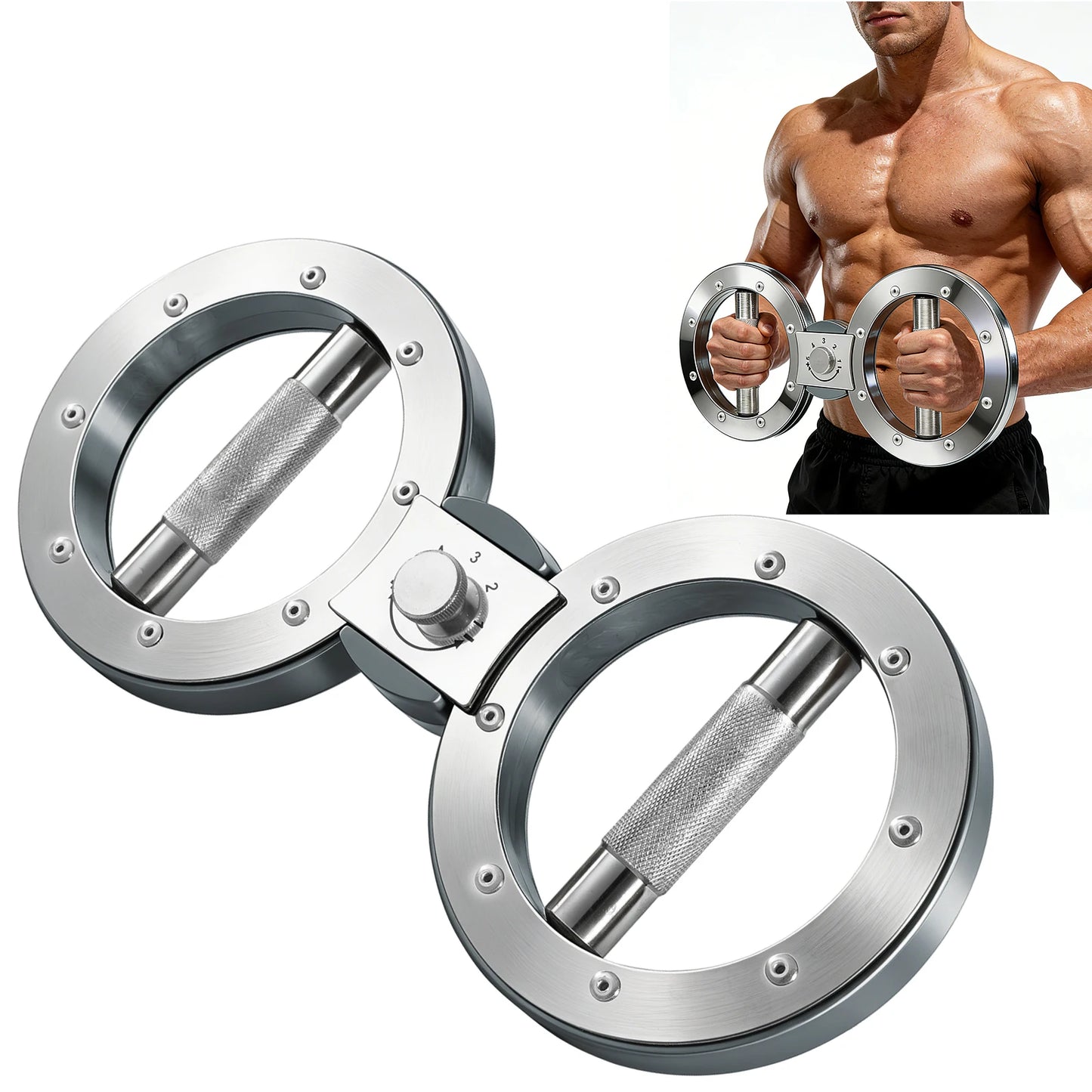 Rotator Machine Grip Strength Trainer Adjustable Forearm Exerciser 8 To 15 Lbs