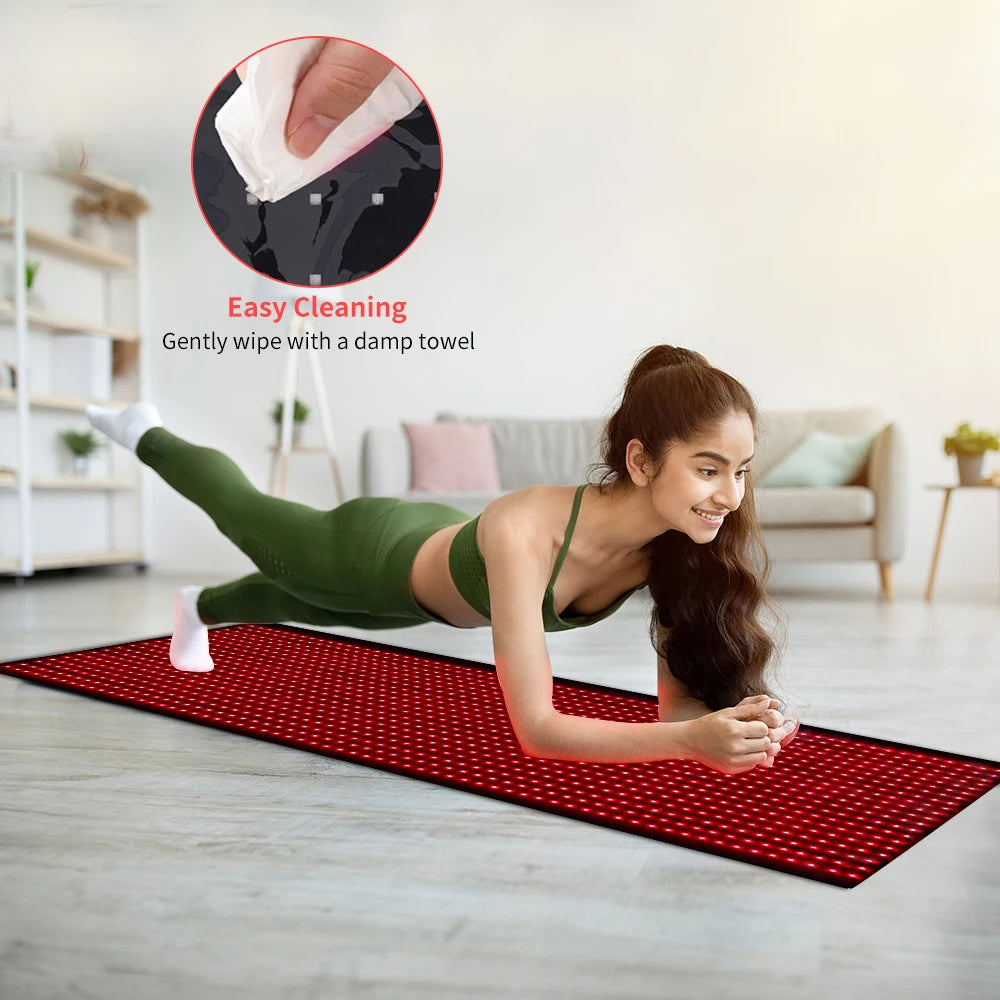 Full Body Red Light Therapy Mat Infrared LED Blanket For Pain Relief