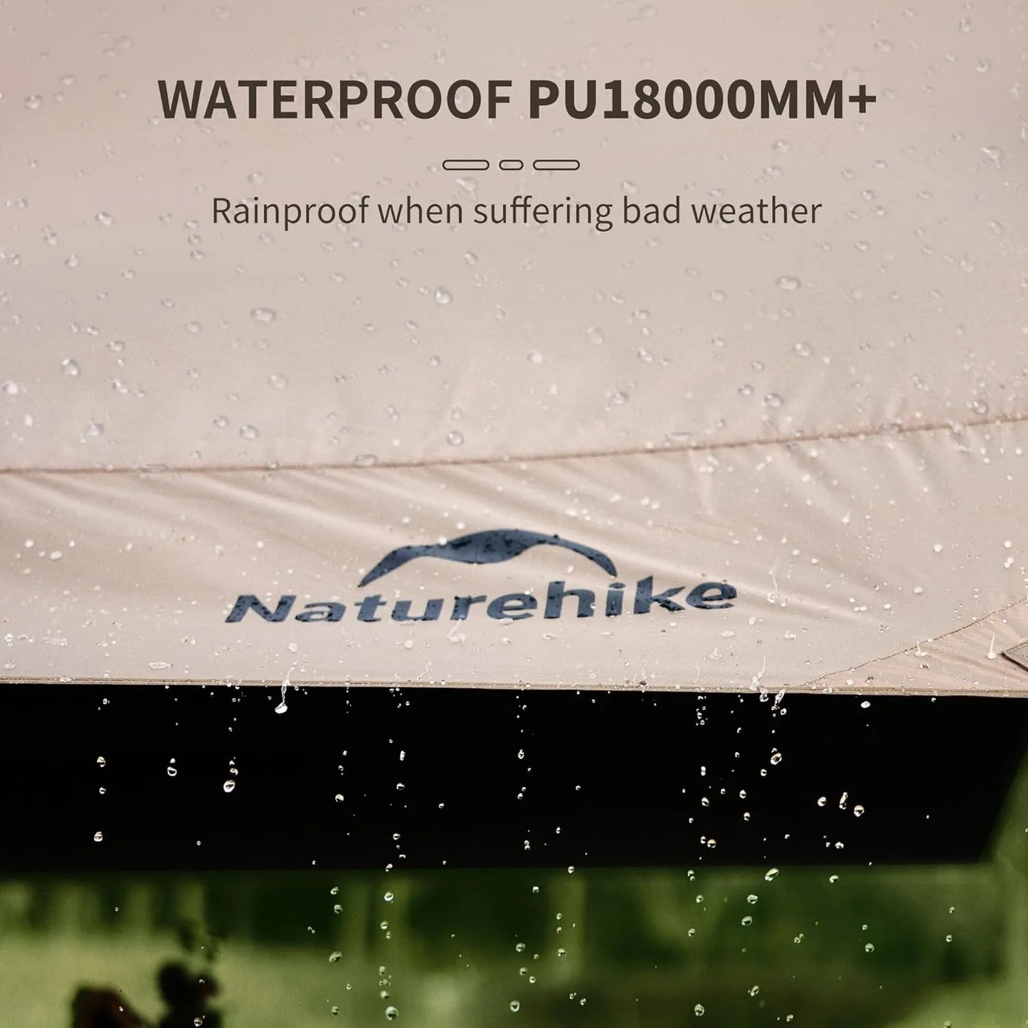 Naturehike Large Waterproof Canopy Sun Shelter UPF2000 Family Tent