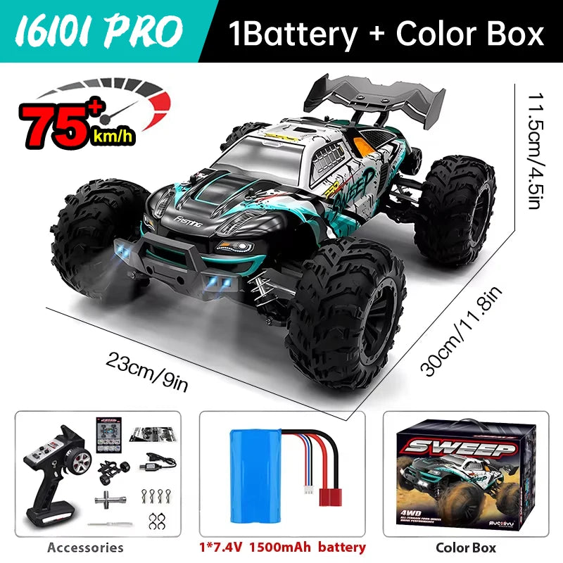 WLtoys 16101 High Speed 4WD RC Car With Bright LED