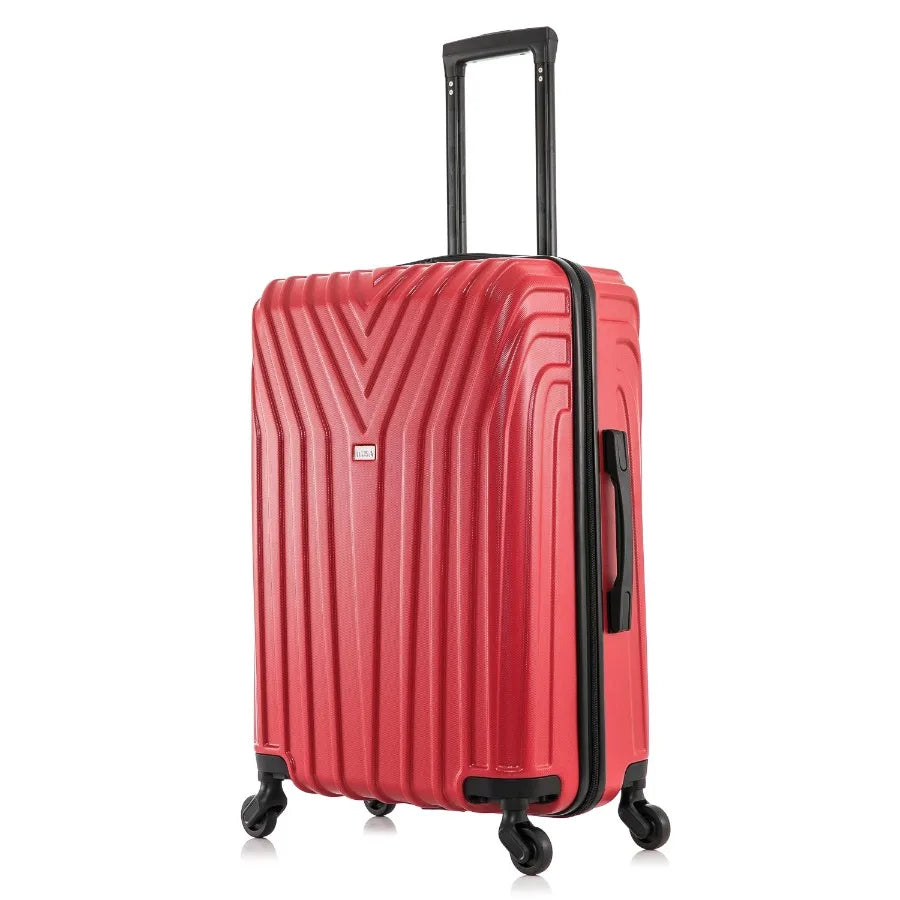 Hardside Lightweight Luggage With Spinner Wheels And Trolley