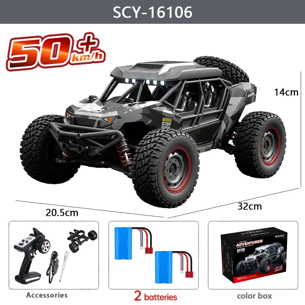 WLtoys 50 KMH 4WD RC Car High Velocity Monster Truck