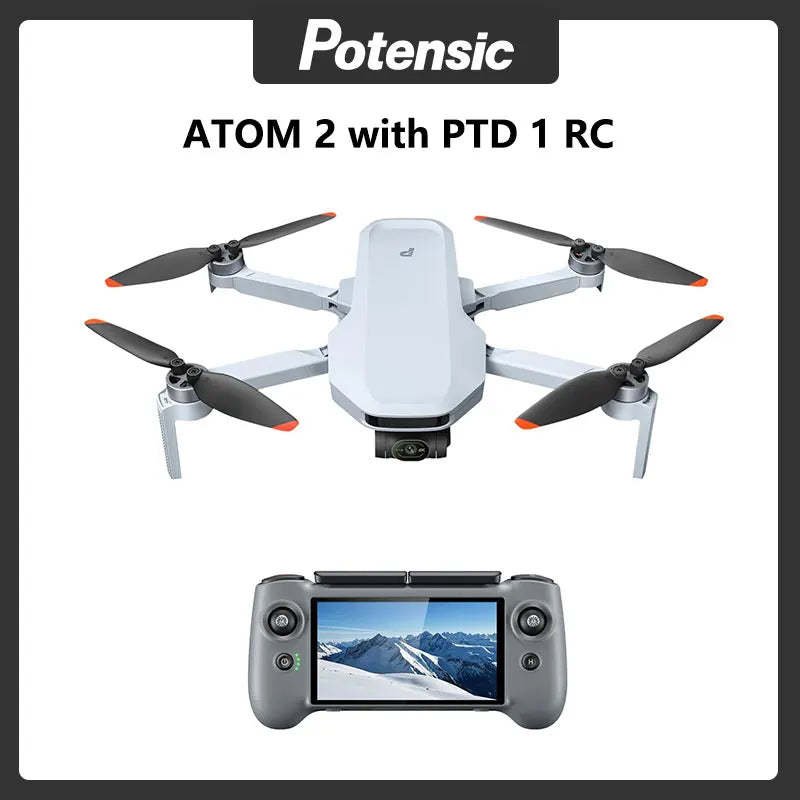 Potensic Atom 2 Drone With PTD 1 Remote Control 4K Video 8K Photo AI Night