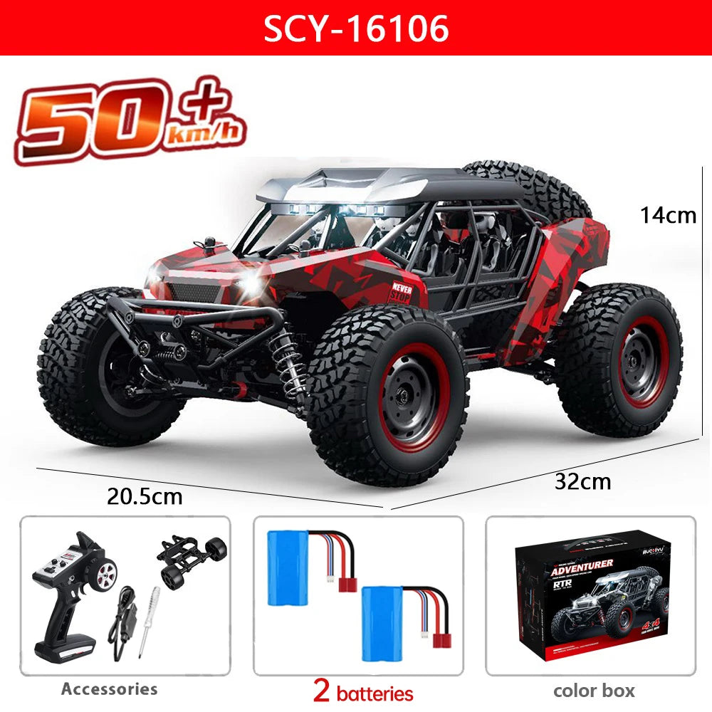 WLtoys 50 KMH 4WD RC Car High Velocity Monster Truck