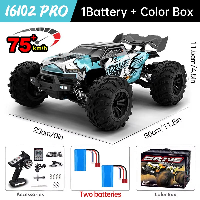 WLtoys 16101 High Speed 4WD RC Car With Bright LED