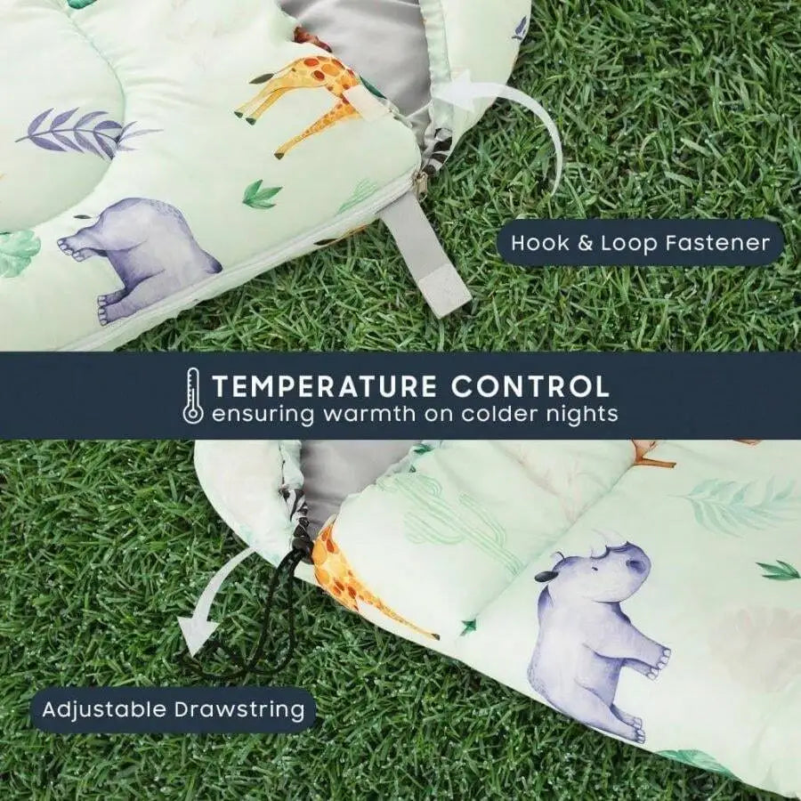 Portable Lightweight Sleeping Bag With Backpack Straps For Three Season
