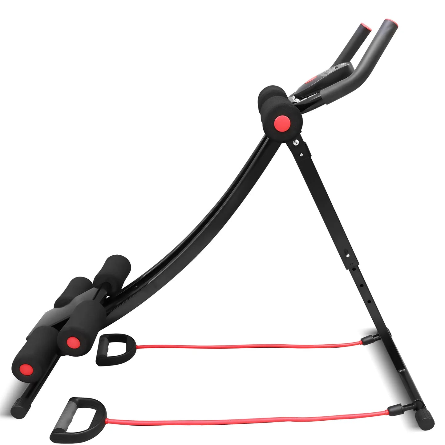 Foldable Ab Machine for Home Gym LCD Display Screen