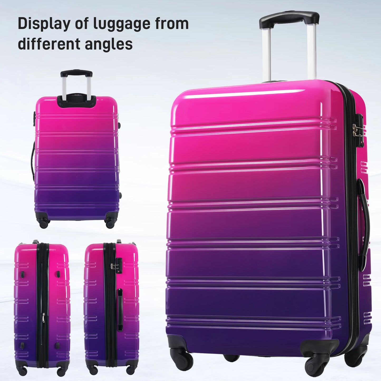 Hardside Luggage Set Expandable TSA Lock Spinner Wheels Lightweight