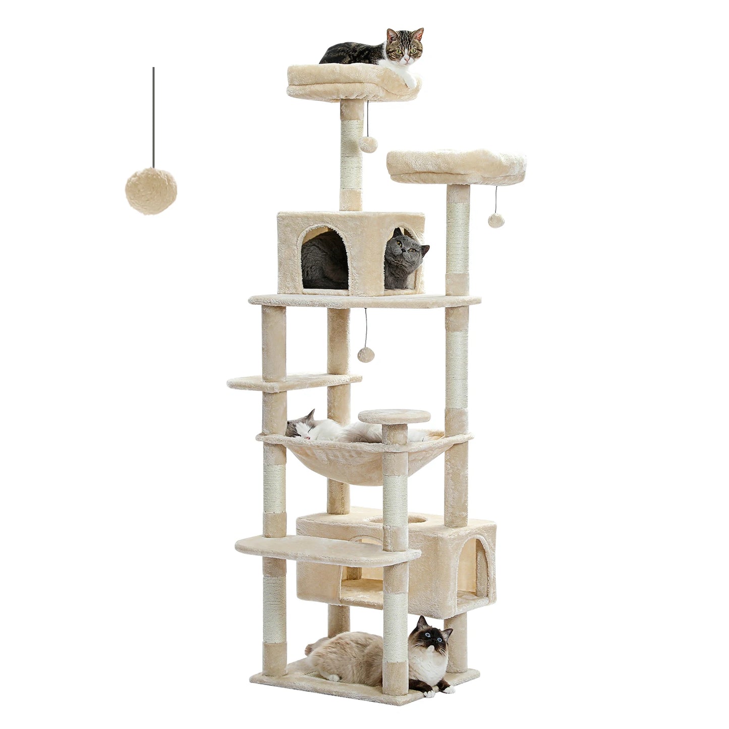 PAWZ Road Large Cat Tree And Indoor Tower Scratching Posts