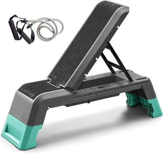 Multifunctional Aerobic Deck Cord Workout Platform Adjustable Dumbbell Bench