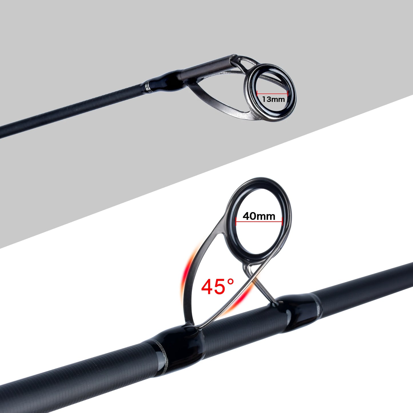 BIUTIFU Bigfish Carp Surfcasting Rod T800 Carbon 25 To 30lb