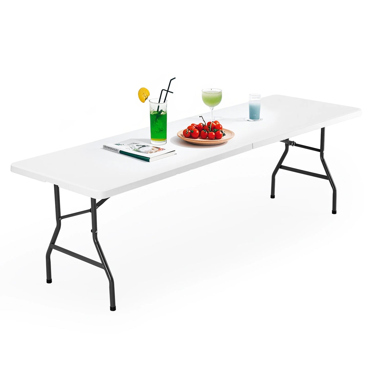 JHK Portable Folding Heavy Duty Camping Table With Carry Handle