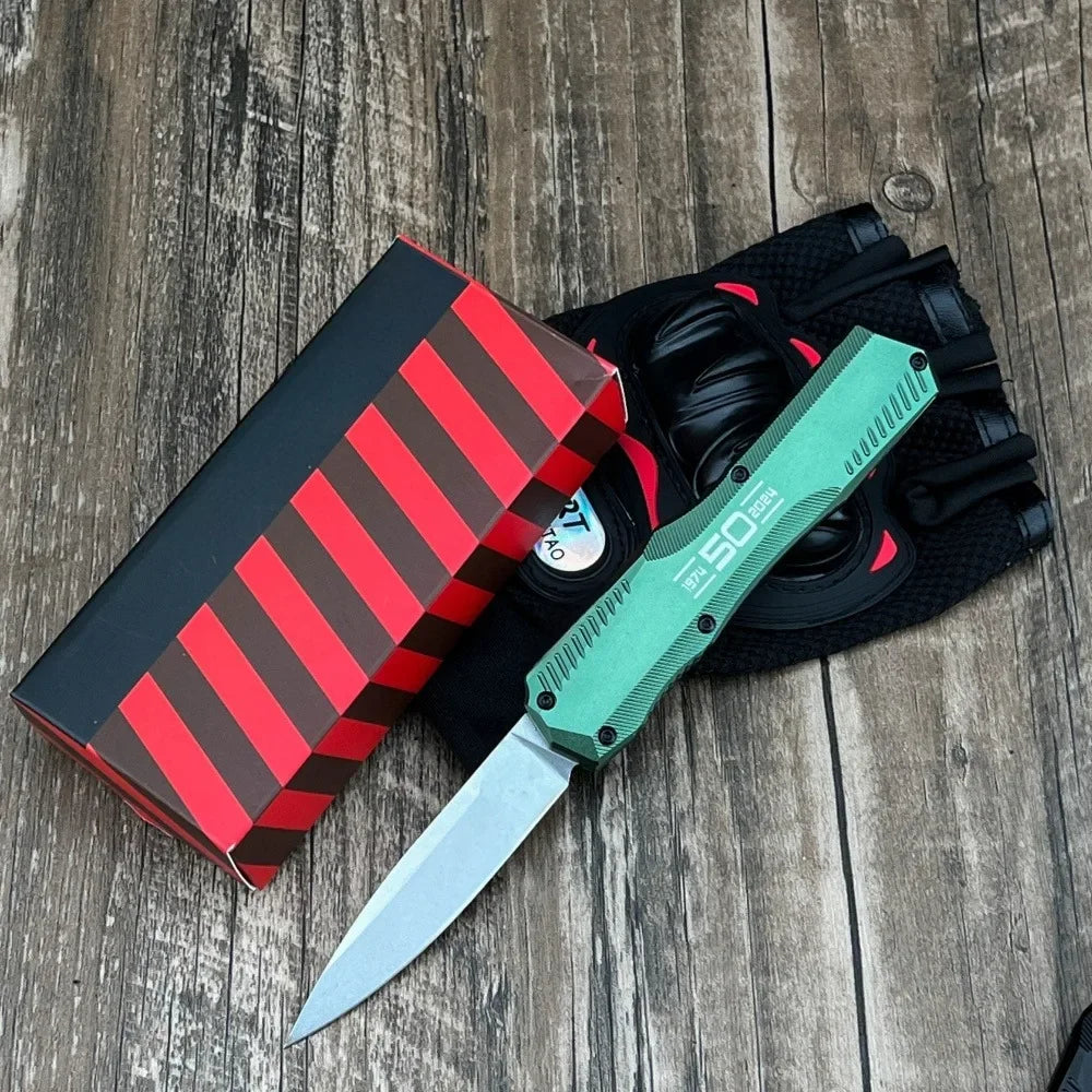 DIY Supplies KS 9000 Folding Pocket Knife D2 Steel Blade Aluminum Handle
