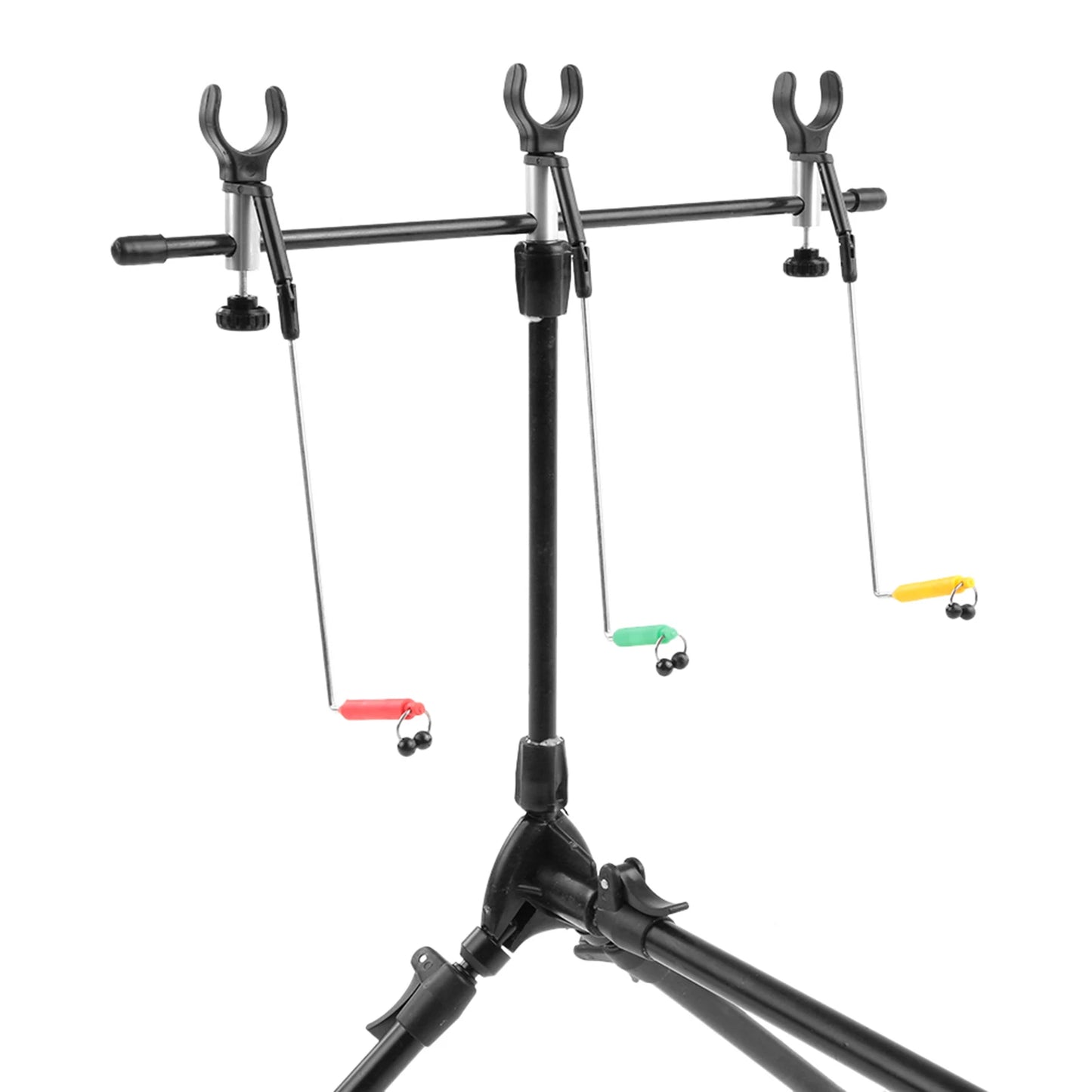 Adjustable Retractable Carp Rod Pod Stand With 3 Bite Alarms