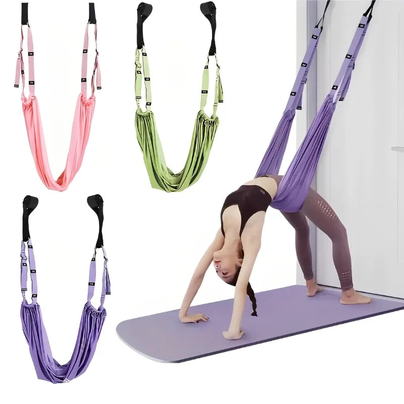 Adjustable Aerial Yoga Strap For Leg Stretching And Flexibility