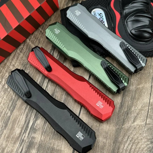 DIY Supplies KS 9000 Folding Pocket Knife D2 Steel Blade Aluminum Handle