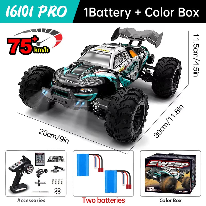 WLtoys 16101 High Speed 4WD RC Car With Bright LED