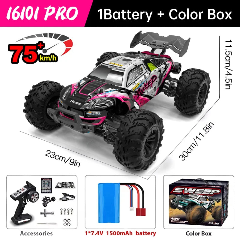 WLtoys 16101 High Speed 4WD RC Car With Bright LED
