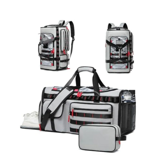 Gym Duffle Bag With Laptop Compartment And Shoes Holder