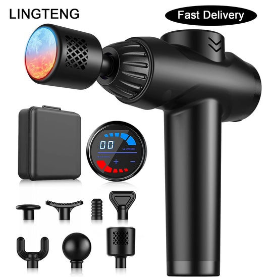 LINGTENG Smart Electric Fascia Gun Massager For Fitness And Relaxation