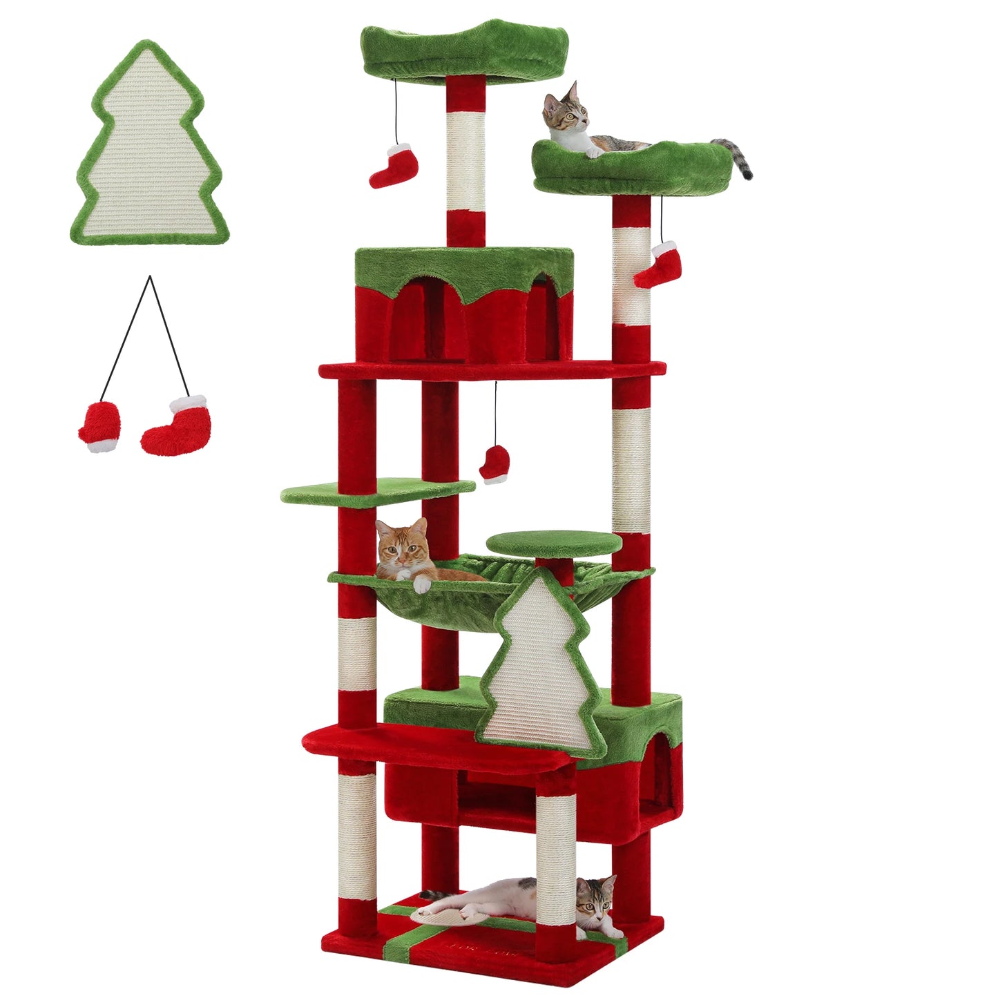 PAWZ Road Large Cat Tree And Indoor Tower Scratching Posts