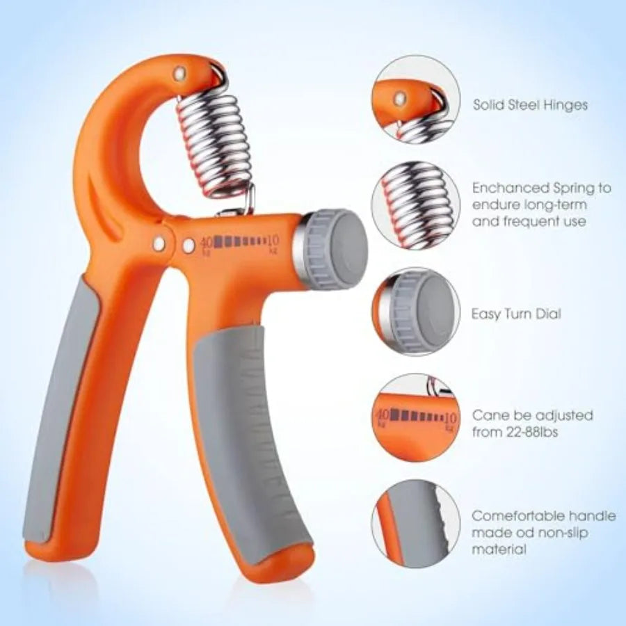 Hand Grip Strength Trainer Gripper Resistance For Wrist Forearm Exercise