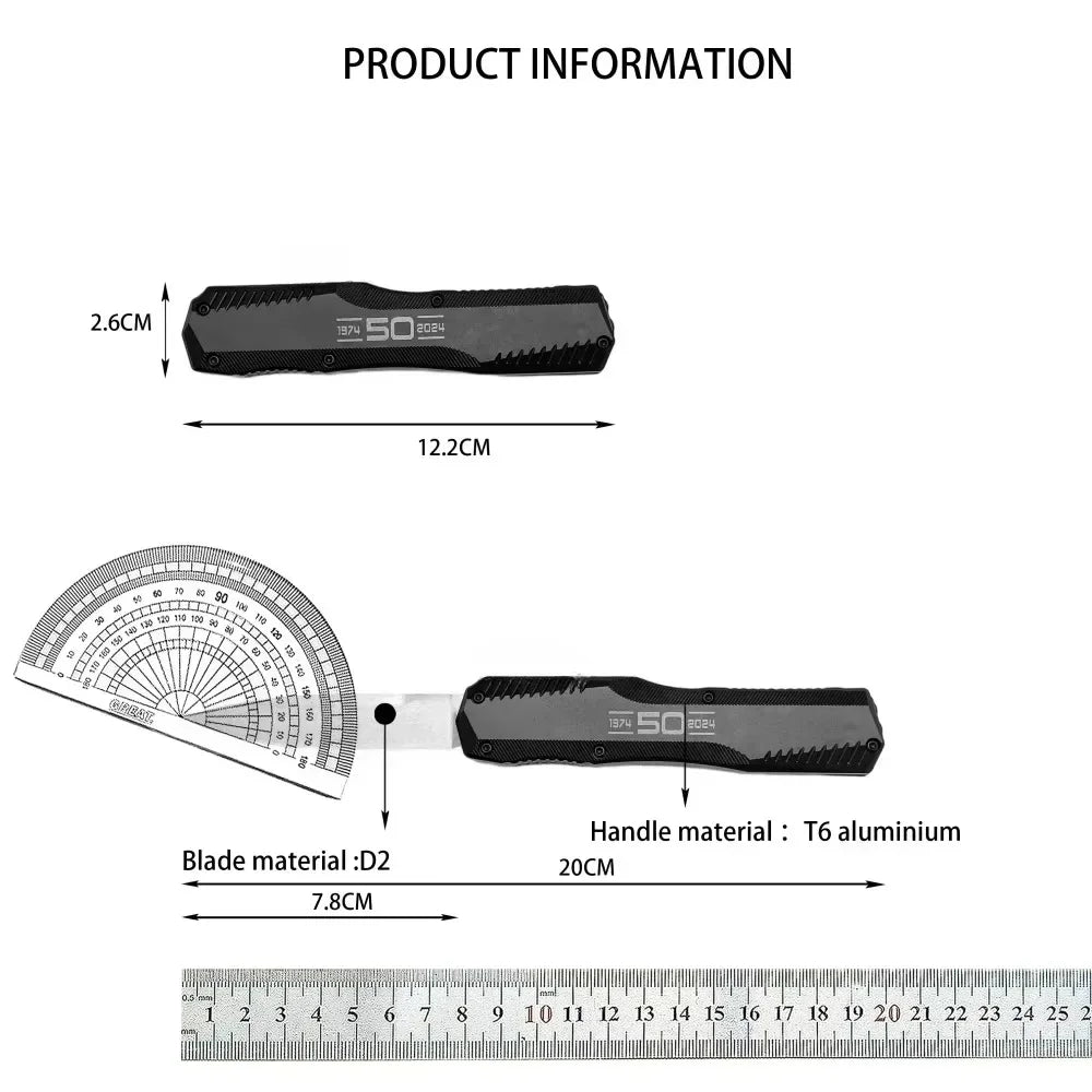 DIY Supplies KS 9000 Folding Pocket Knife D2 Steel Blade Aluminum Handle