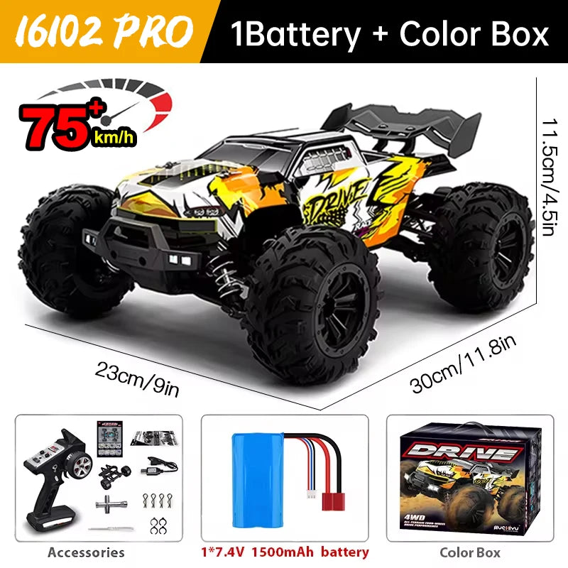 WLtoys 16101 High Speed 4WD RC Car With Bright LED