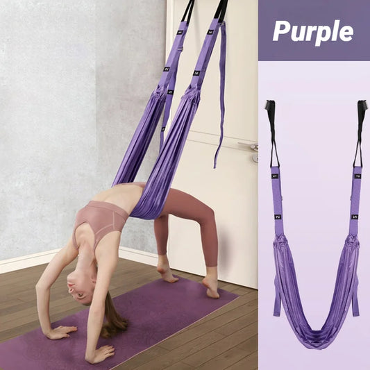 Adjustable Aerial Yoga Strap For Leg Stretching And Flexibility