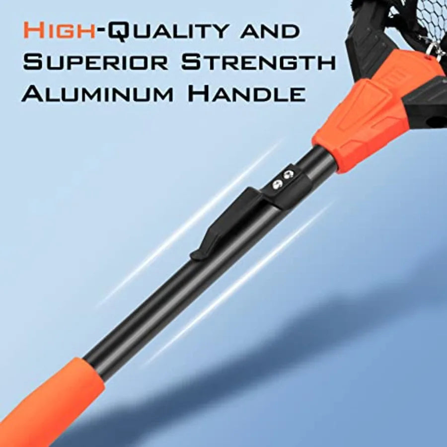 Pontus Foldable Fishing Net With Lightweight Aluminum Handle And Scale