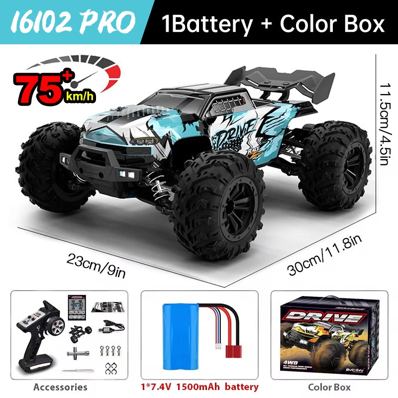 WLtoys 16101 High Speed 4WD RC Car With Bright LED