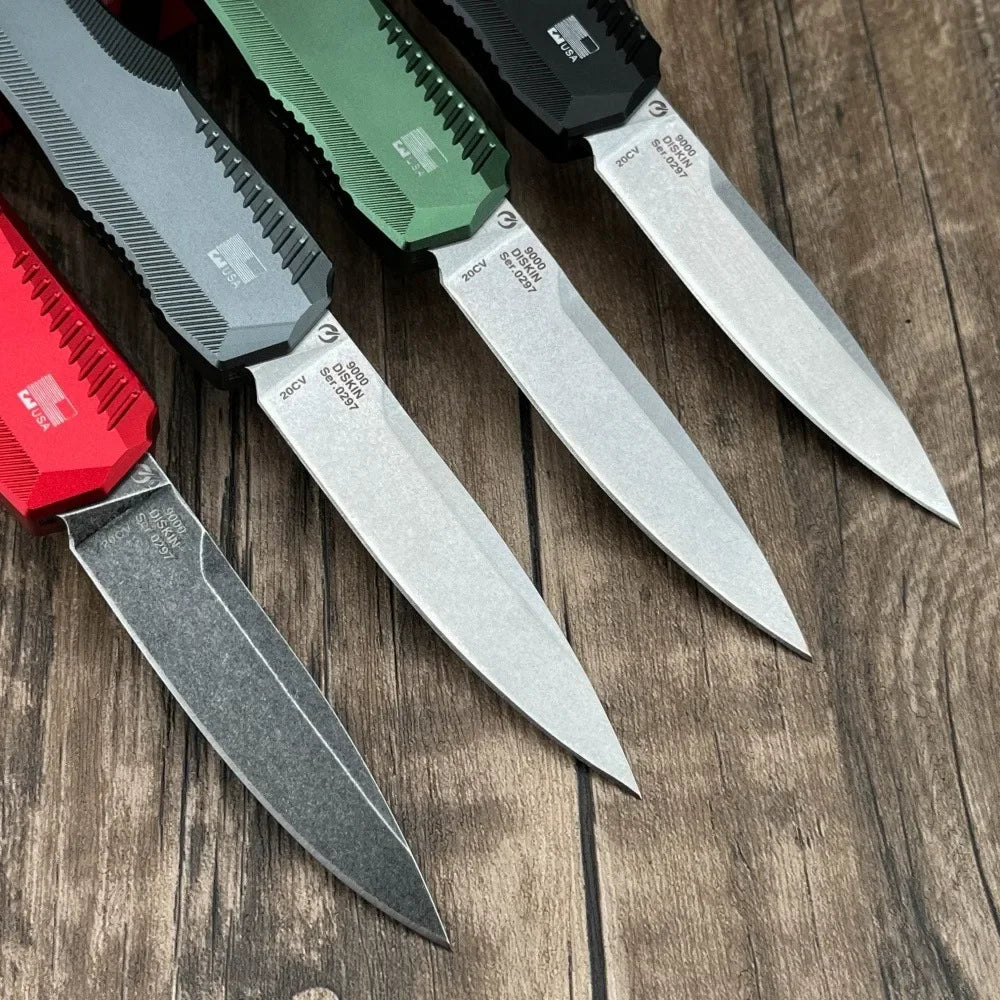 DIY Supplies KS 9000 Folding Pocket Knife D2 Steel Blade Aluminum Handle