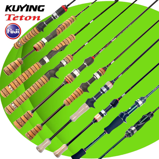 Kuying Teton Spinning Casting Rod BFS Carbon 0.8 to 8g