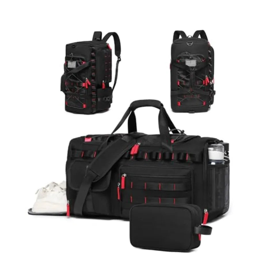 Gym Duffle Bag With Laptop Compartment And Shoes Holder
