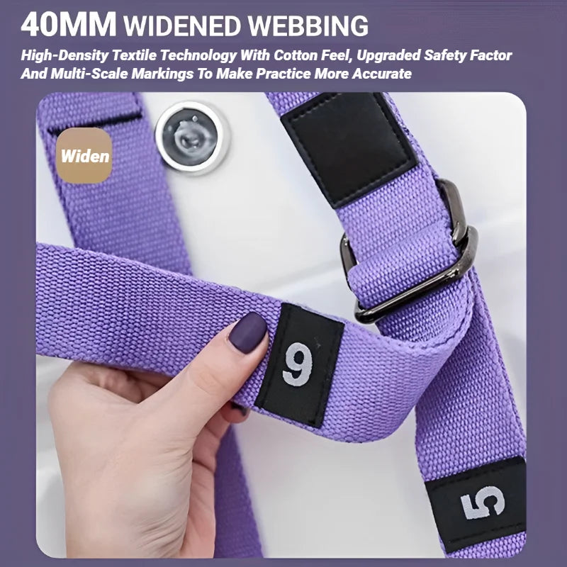 Adjustable Aerial Yoga Strap For Leg Stretching And Flexibility